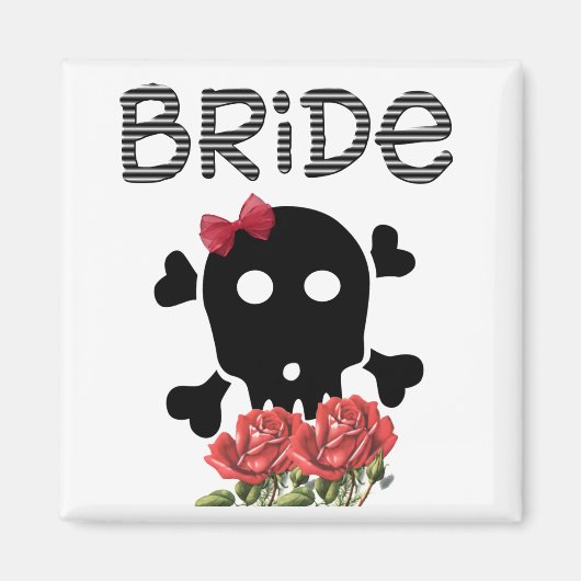 Skull Bride Magnet (Vorne)