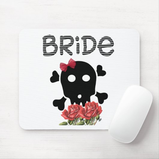 Skull Bride Mousepad (Mit Mouse)