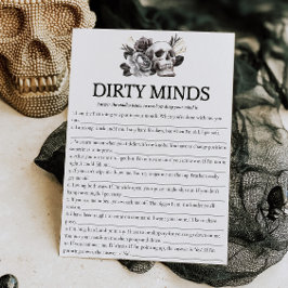 Skull Bride oder Die Bachelorette Game Dirty Minds Einladung