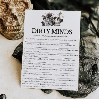 Skull Bride oder Die Bachelorette Game Dirty Minds Einladung