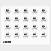 Skull Bride Stickers (Blatt)