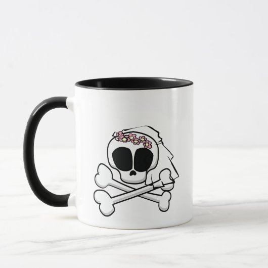 Skull Bride Tasse (Links)