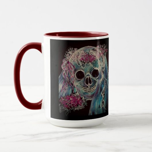 Skull Bride Tasse 15 oz. (Links)