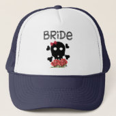 Skull Bride Truckerkappe (Vorderseite)