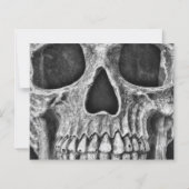 Skull Budget Grand Opening Schwarz-weiß Tattoo Sho (Rückseite)