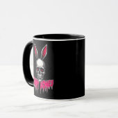Skull Bunny – Dark Easter Art - caneca Tasse (Vorderseite Links)