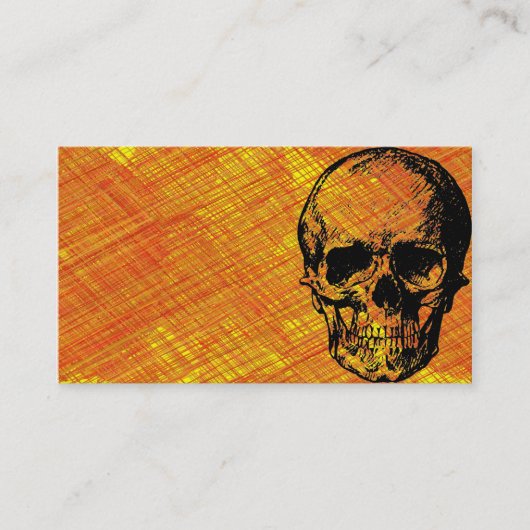 Skull Business Card Visitenkarte (Vorderseite)