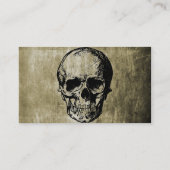 Skull Business Card Visitenkarte (Rückseite)