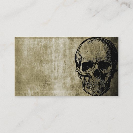 Skull Business Card Visitenkarte (Vorderseite)