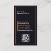 Skull Business Card Visitenkarte (Rückseite)