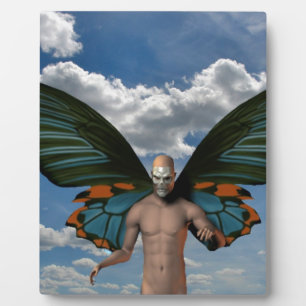 Skull Butterfly Fotoplatte