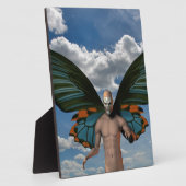 Skull Butterfly Fotoplatte (Seite)