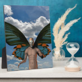 Skull Butterfly Fotoplatte (Seite)