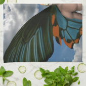 Skull Butterfly Handtuch (Gefaltet)