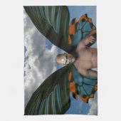 Skull Butterfly Handtuch (Vertikal)