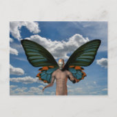 Skull Butterfly Postkarte (Vorderseite)