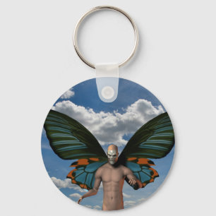 Skull Butterfly Schlüsselanhänger