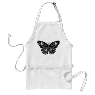 Skull Butterfly Schürze
