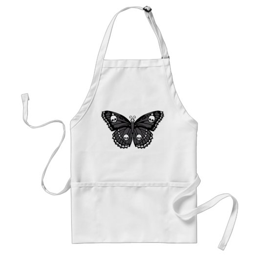 Skull Butterfly Schürze (Vorne)