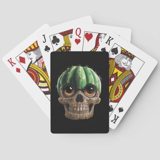 Skull Cactus Playing Cards Spielkarten (Rückseite)