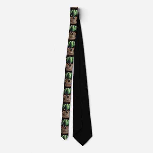 Skull Cactus Tie Krawatte (Rückseite)