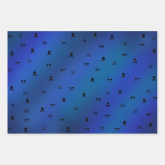 Skull cadeau papier set (Vorderseite)