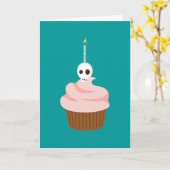 Skull Cake Karte (Gelbe Blume)