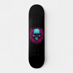 Skull Calavera Black Skateboard