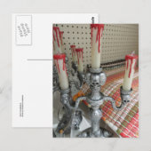 Skull Candelabra Postkarte (Vorne/Hinten)