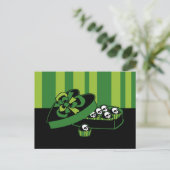 Skull Candy Box Postkarte (Stehend Vorderseite)