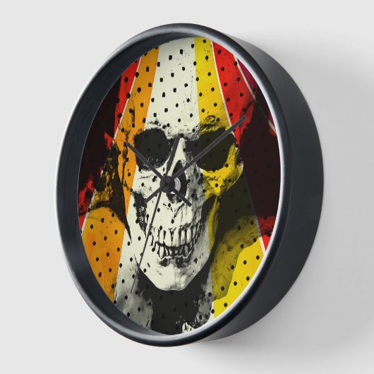 Skull Candy Carnival Wall Uhr (Winkel)