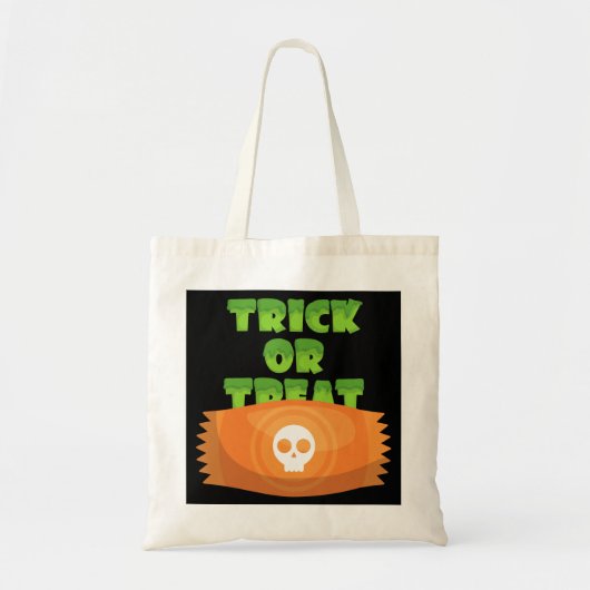 Skull Candy Halloween Trick oder Tretbeutel Tragetasche (Vorne)