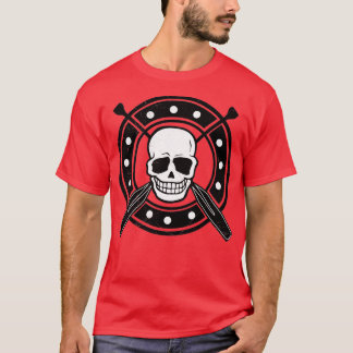 Skull Canoe Canoeing Lover Pirate Lover Geschenk I T-Shirt