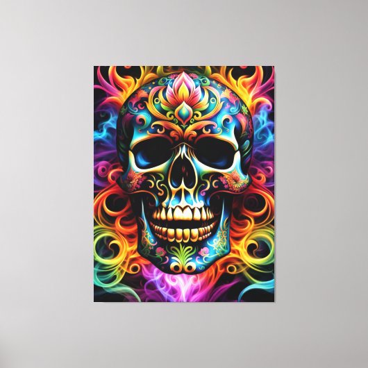 Skull Canvas Print Leinwanddruck (Vorderseite)