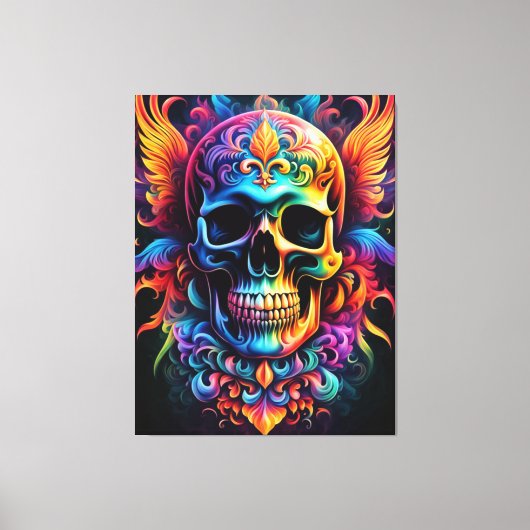 Skull Canvas Print Leinwanddruck (Vorderseite)