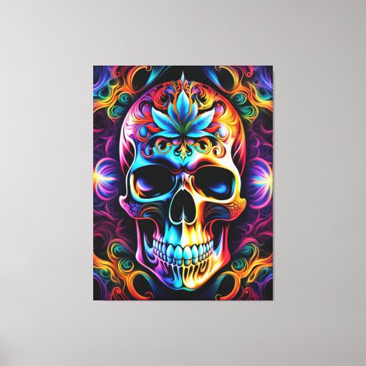 Skull Canvas Print Leinwanddruck (Vorderseite)