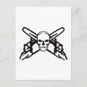 Skull & Chainsaws Postkarte (Vorderseite)