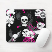 Skull Chaos Mousepad (Mit Mouse)
