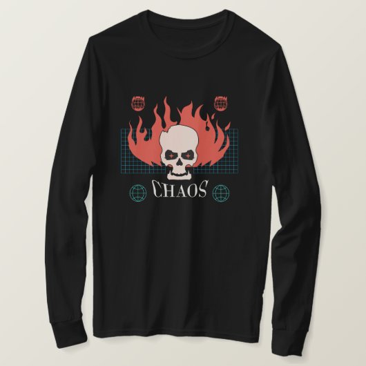 Skull Chaos T-Shirt (Design vorne)