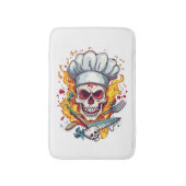 Skull Chef Kitchen Master Badematte (Vorderseite Vertikal)