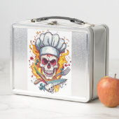 Skull Chef Kitchen Master Metall Brotdose (Beispiel)