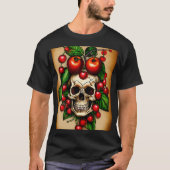 Skull Cherries Tattoo T-Shirt (Vorderseite)