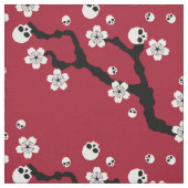 Skull Cherry Blüten Stoff (Muster)