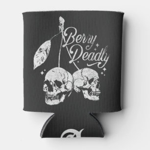Skull Cherry Spooky und Sweet Gothic Halloween Dosenkühler