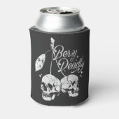 Skull Cherry Spooky und Sweet Gothic Halloween Dosenkühler (Kanne Rückseite)