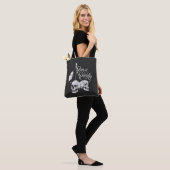 Skull Cherry Spooky und Sweet Gothic Halloween Tasche (Am Model)