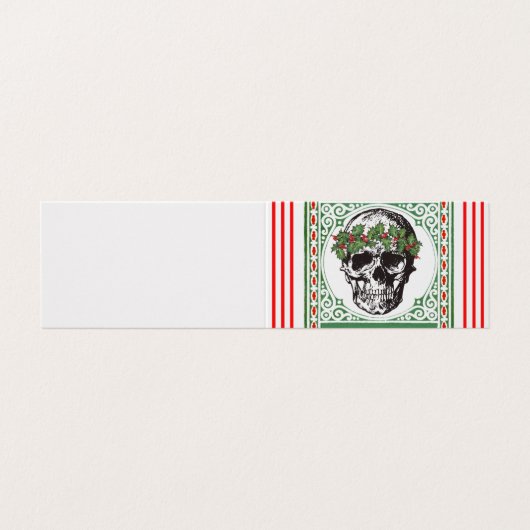 Skull Christmas Card (Außenseite Aufgefaltet)