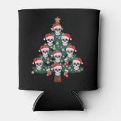 Skull Christmas Tree Pajama Cool Skeleton Santa Dosenkühler (Vorderseite)