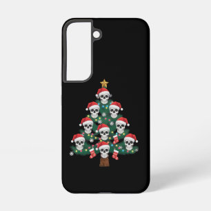 Skull Christmas Tree Pajama Cool Skeleton Santa Samsung Galaxy Hülle