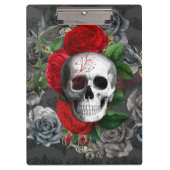 Skull Clipboard Klemmbrett (Vorderseite)